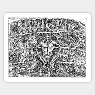 DEMONOLOGY B&W Sticker